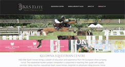 Desktop Screenshot of elitesporthorses.ca